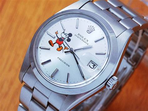 mickey mouse rolex ebay|Rolex oyster date precision 6694.